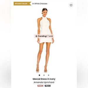 Amanda Uprichard Mezcal Dress in White